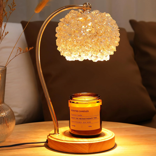 Amberly Candle Warmer Lamp — Flameless, Dimmable & Timer-Ready