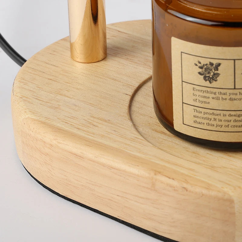 Amberly Candle Warmer Lamp — Flameless, Dimmable & Timer-Ready